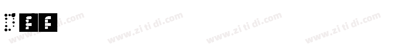 Dot Regular字体转换